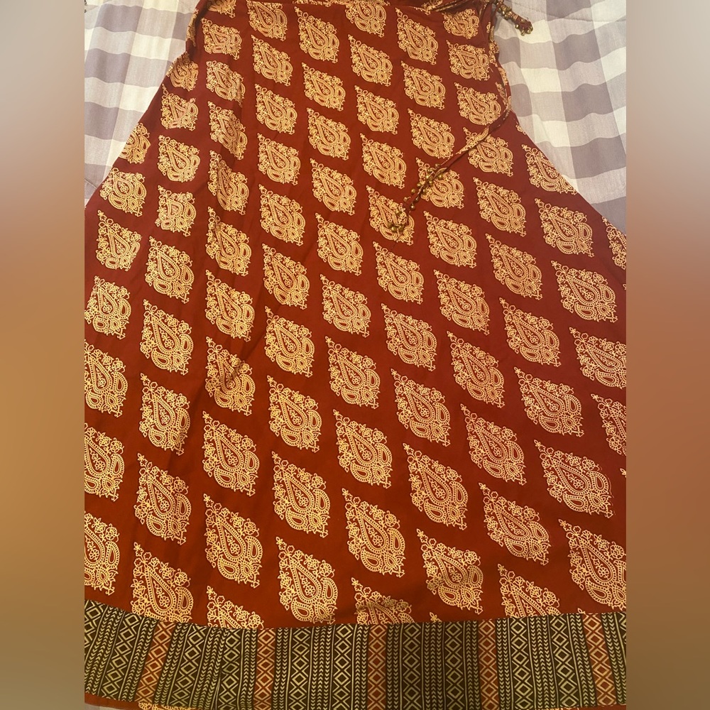 Indian drawstring skirt